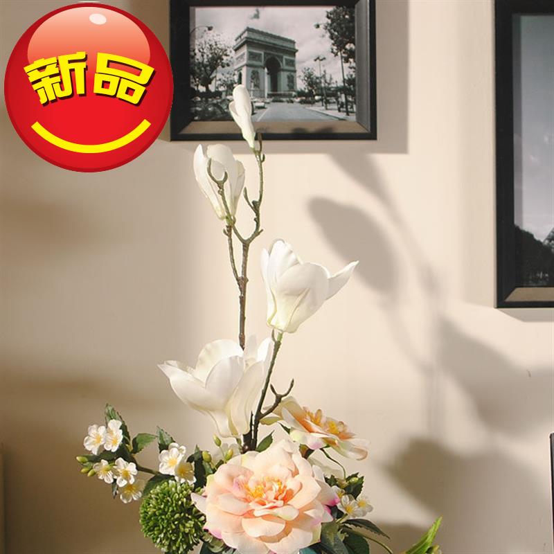 美容店装饰品h摆设室内艺术花盆创意家居欧式花瓶摆件客 美容店装饰品h摆设室内艺术花盆创意家居欧式花瓶摆件客