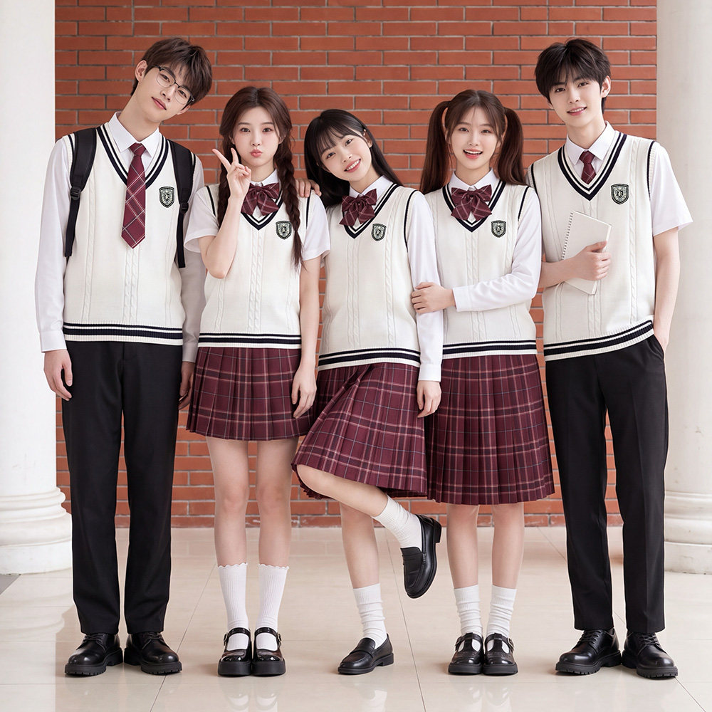 新款合唱朗诵比赛演出服高中生初中学生运动会班服套装成人校服