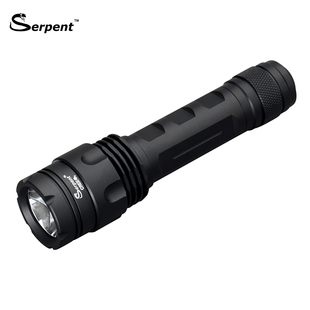 Serpent 战略铝合金LED户外坚固耐用小巧便携家用手电筒电池探照