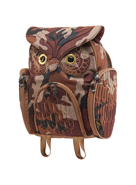 港日台专柜同款正品 香港设计廊 Morn Creations 猫头鹰背包