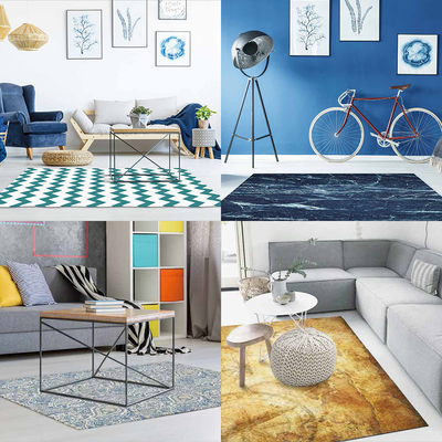 Jouetle图案装饰防滑地毯