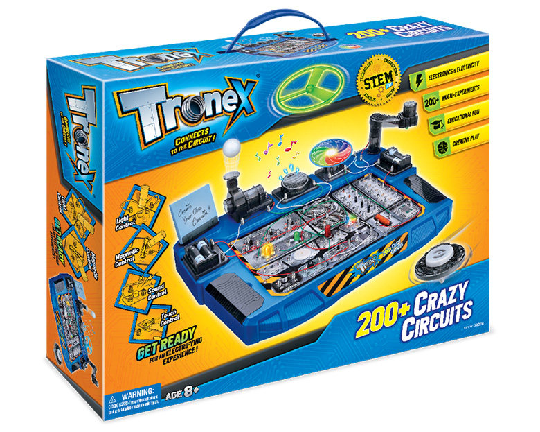Tronex 200+疯狂电路物理电学实验器材初中学生光学力学科学套装