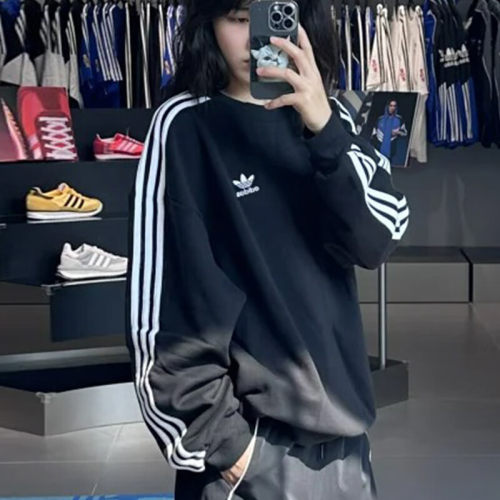 阿迪达斯三叶草男子圆领套头卫衣