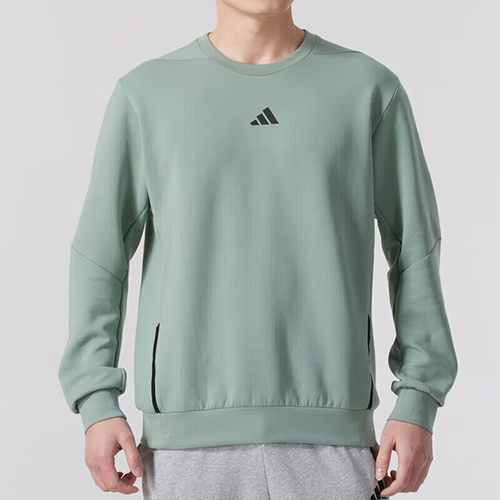 阿迪达斯 卫衣男装春季新款运动服舒适休闲圆领上衣JI8166 JJ4642