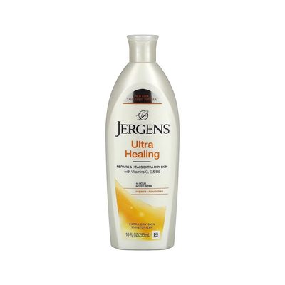 美国Jergens婕可诗深层保湿修护润肤乳干皮肌肤补水持久平衡296ml