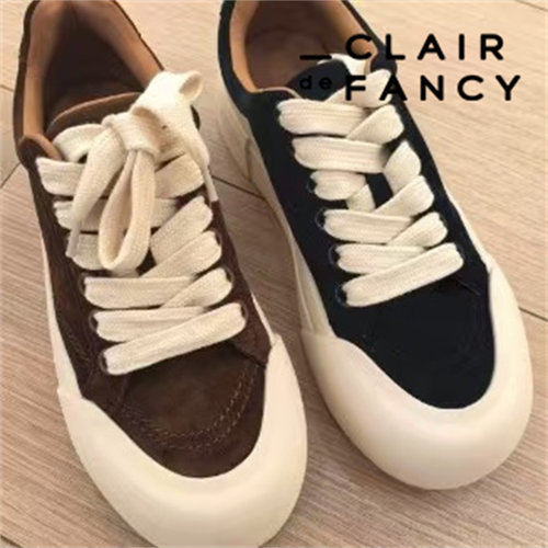 CLAIR de FANCY厚底面包鞋男女情侣休闲板鞋百搭舒适1308964