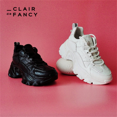 厚底老爹鞋CLAIRdeFANCY轻奢
