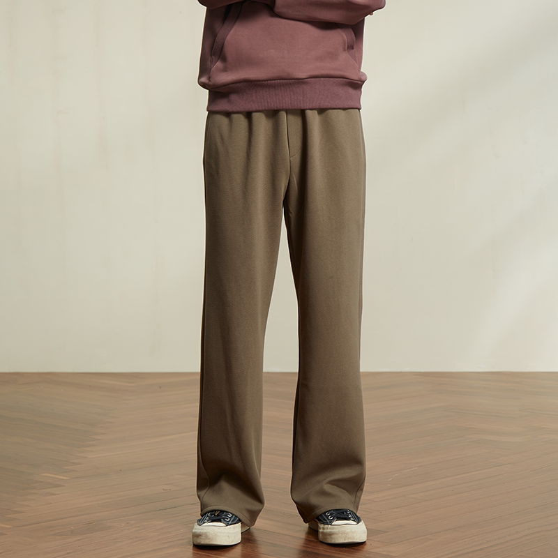 爆款卫裤3.0｜TrigCo抗皱科技面料直筒微阔腿休闲长裤男百搭显高