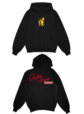 JENNIE x Haribo金珍妮官网新周边同款连帽衫宽松男女卫衣秋