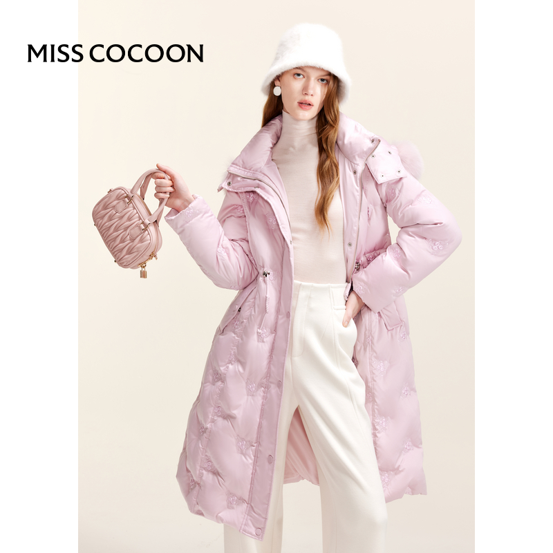 MISSCOCOON聚酯纤维羽绒服