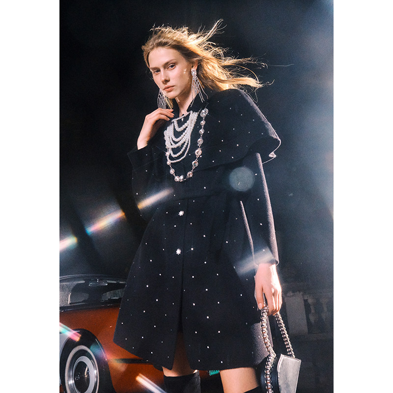 MISSCOCOON毛呢外套绵羊毛