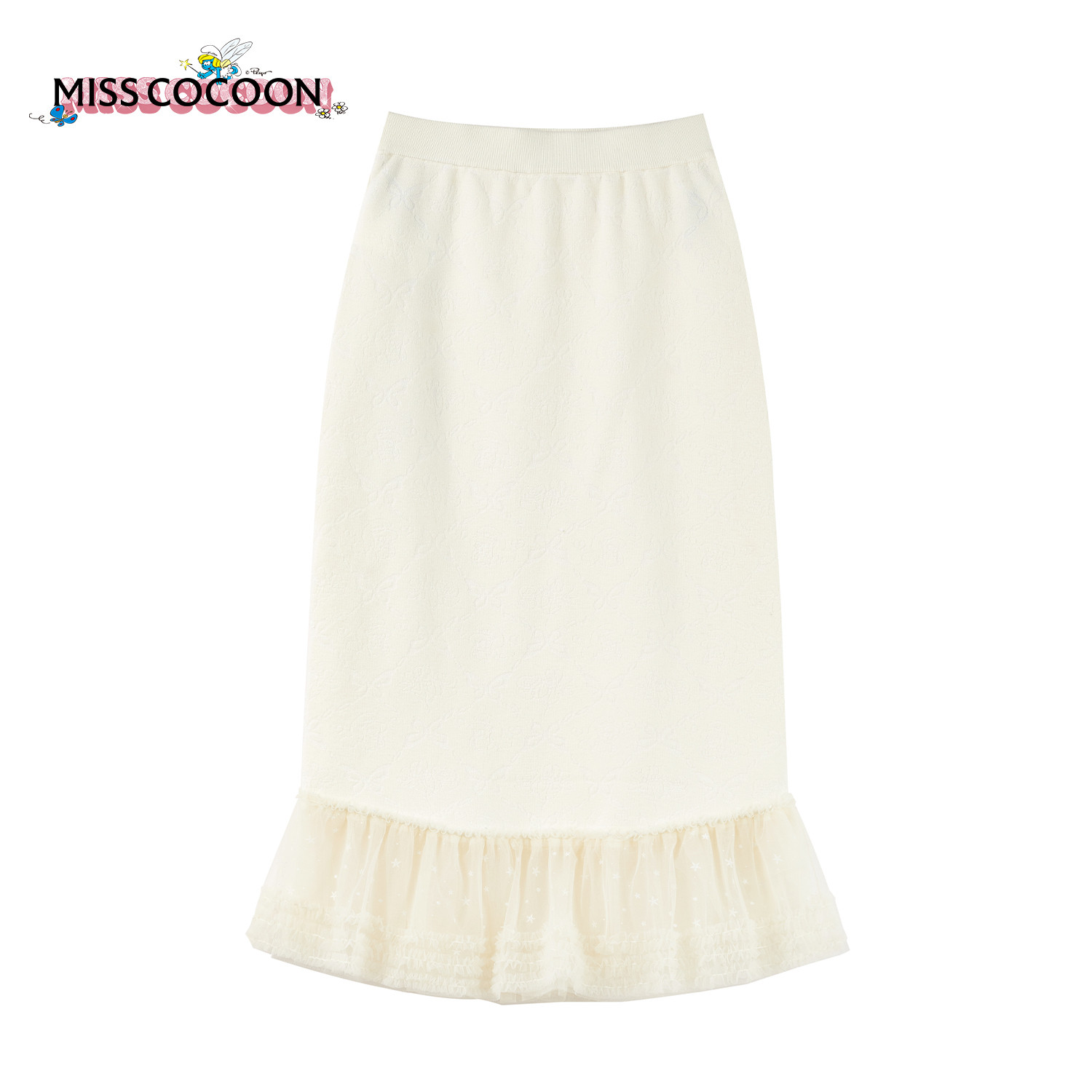 【七七酱专享】MISSCOCOON蓝精灵联名半身裙网纱拼接裙子,女装/女士精品,半身裙,淘宝优惠券,粉丝福利购,淘宝优惠卷