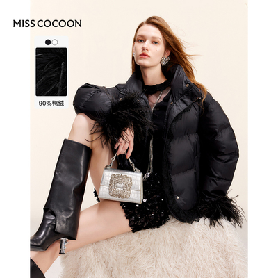 COCOON休闲短款羽绒服合身