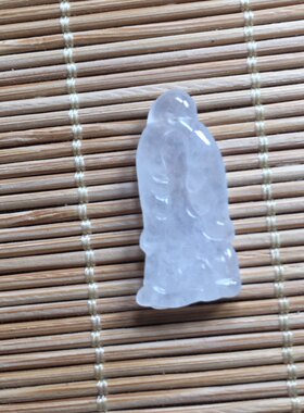 冰种小白菜吊坠缅甸翡翠a货证书女款男款实拍