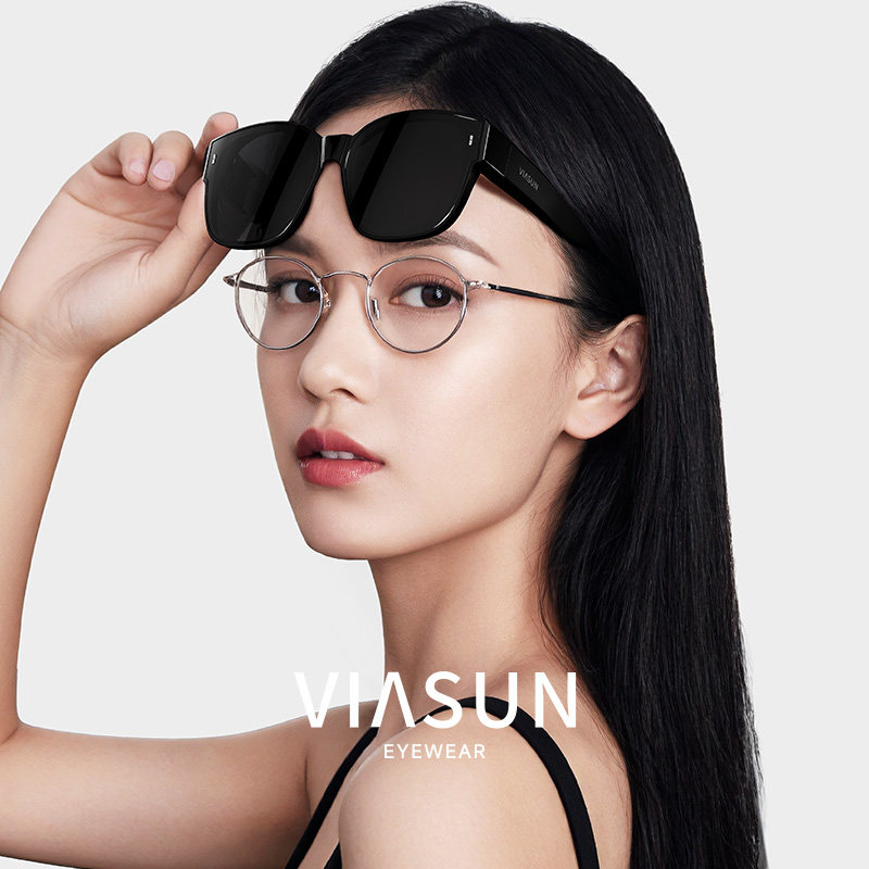 薇尚偏光墨镜可套近视镜男女开车专用太阳镜套镜防紫外线防晒6066