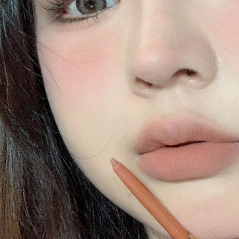 网红爆款推荐唇线笔正品棕红裸色肉色嘟嘟唇口红笔女塑形薄唇