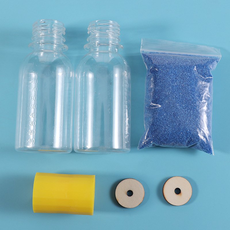 diy小学生科技手工制作沙漏计时器古代计时工具益智拼装玩具材U62图片
