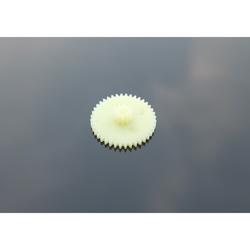 彩色双层齿轮 40102B黄色 0.4模 叠齿 塑料齿轮 DIY科教模型F544