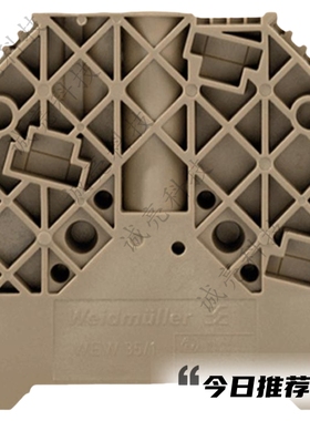 WEW35/1 接线端子固定件堵头 导轨固定件终端1059000000