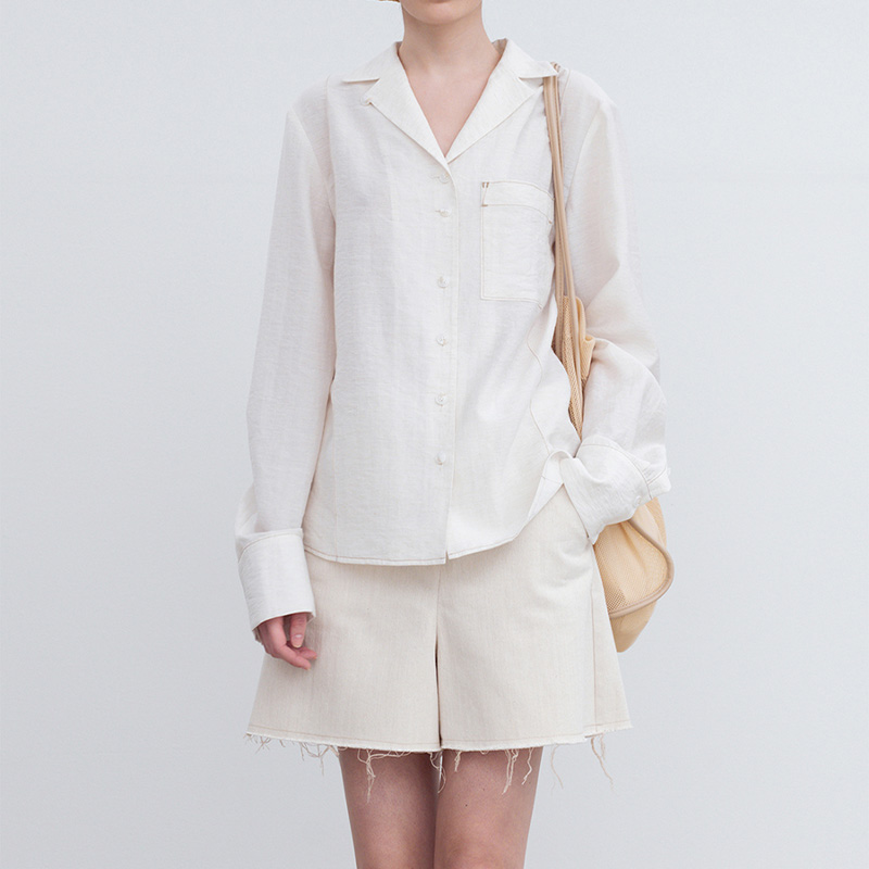 2022新款洋气时尚亚麻长袖宽松