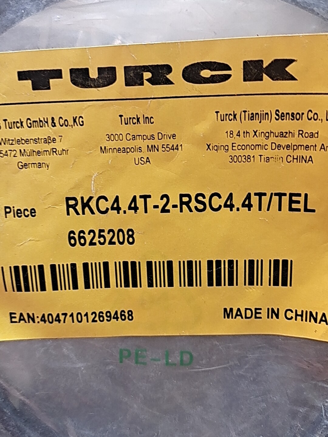 (请询价)全新 原装图尔克TURCK  RKC4.4T-2-RSC4. 电子元器件市场 其它元器件 原图主图