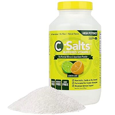 C-Salts Buffered Vitamin C Powder Lemon Lime - High Dose