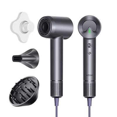 VSK-Hair Dryer with Diffuser-110， 000 RPM- Negative Ionic