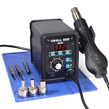 YIHUA 959D-Digital Hot Air Rework Station， High Power wit