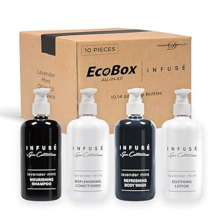 | Infuse 10 Piece Ecobox All-In-Kit | Lavender Mint Soap