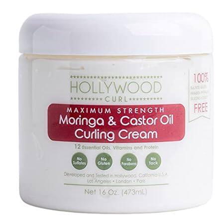 Hollywood Curl Moringa And Castor Oil Infused Curling Cre