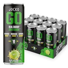 Jocko GO Energy Drink - KETO， Vitamin B12， Vitamin B6， El