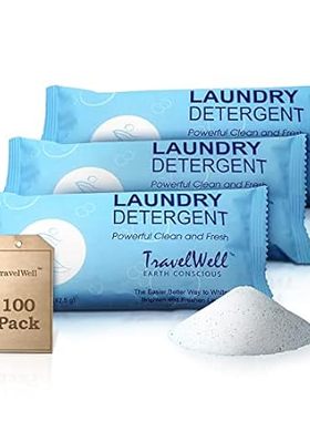 EcoAmenities Travel Laundry Detergent Powder Bulk - Indiv