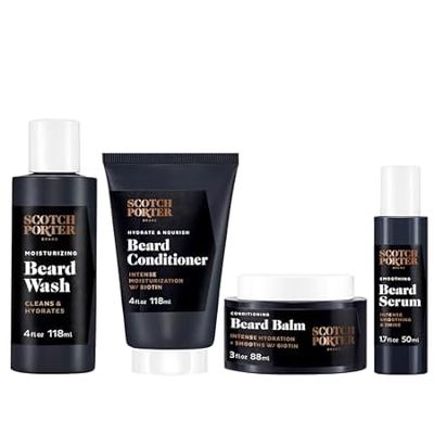 Scotch Porter Beard Kit – Cleanse， Moisturize， Soothe &am