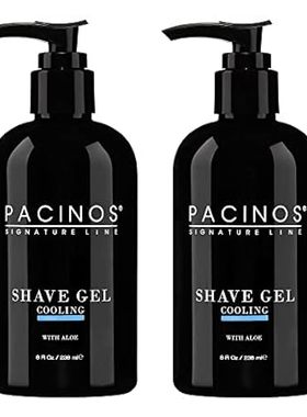 Pacinos Shave Gel - Cooling Gel with Aloe Vera - Moisturi