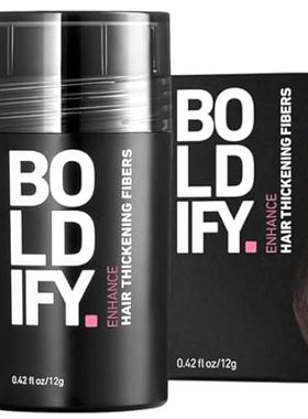 BOLDIFY Hair Fibers (12g) Fill In Fine and Thinning Hair
