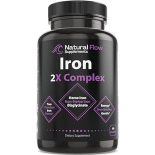 Iron Supplement 2-in-1 Complete Complex - Natural Flow 2X