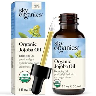Sky Organics Organic Jojoba Oil for Face， Balancing Oil f