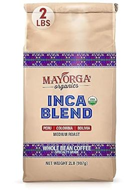 Mayorga Medium Roast Coffee， 2 lb bag - Inca Blend Coffee