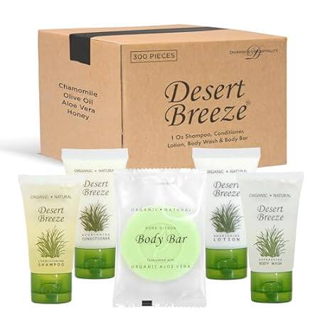 Desert Breeze Hotel Soaps and Toiletries Bulk Set | 1oz H