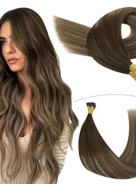 YoungSee I Tip Hair Extensions Real Human Hair Balayage I
