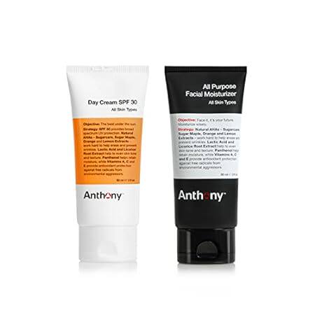Anthony Day-to-Night Duo， Day Cream SPF 30 Men’s Face Moi
