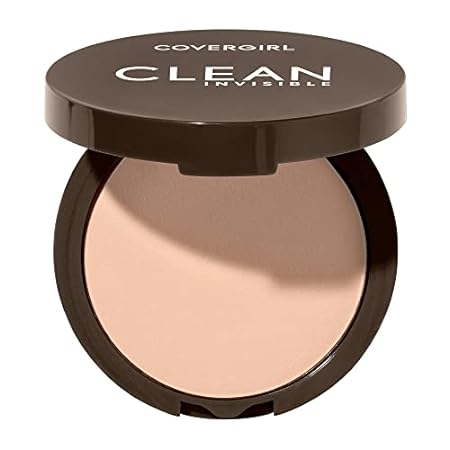 Covergirl Clean Invisible Pressed Powder， Lightweight， Br