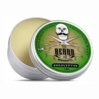 Moustache Wax and Beard Wax – 30ml – Promotes Facial Hair