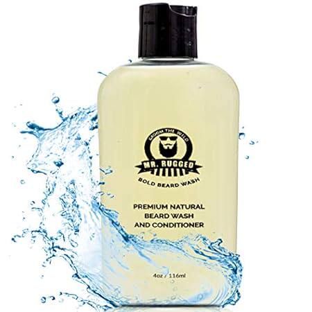 Beard Wash and Conditioner for Men – (Peppermint 2-in-1，