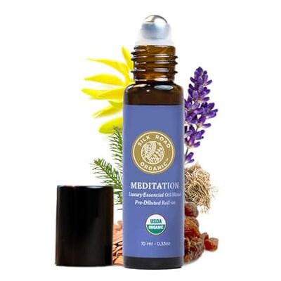 Organic Meditation Essential Oil Empowering Blend Roll On