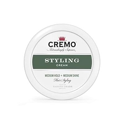 Cremo Premium Barber Grade Hair Styling Cream， Medium Hol