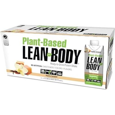 Lean Body Ready-to-Drink， Plant-Based Vegan Vanilla Caram