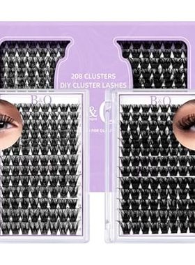 Lash Clusters 208 PCS Cluster Lashes Individual Lashes B0