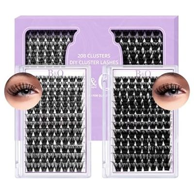 Lash Clusters 208 PCS Cluster Lashes Individual Lashes B0