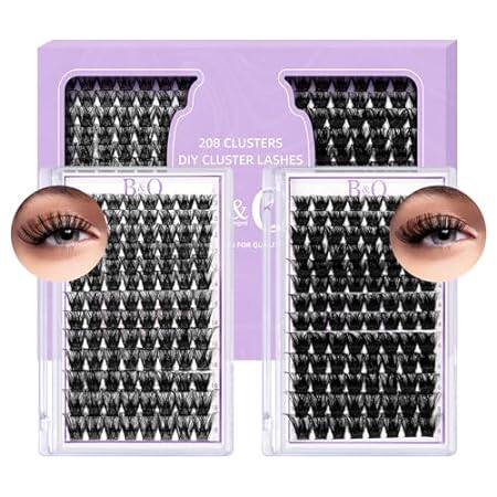 Lash Clusters 208 PCS Cluster Lashes Individual Lashes B0